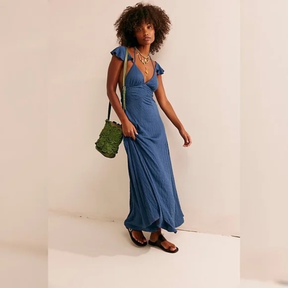 Free People Louisa Maxi Dress Size Large